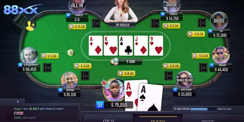 Chinh phục mọi giới hạn với Texas Holdem Championship