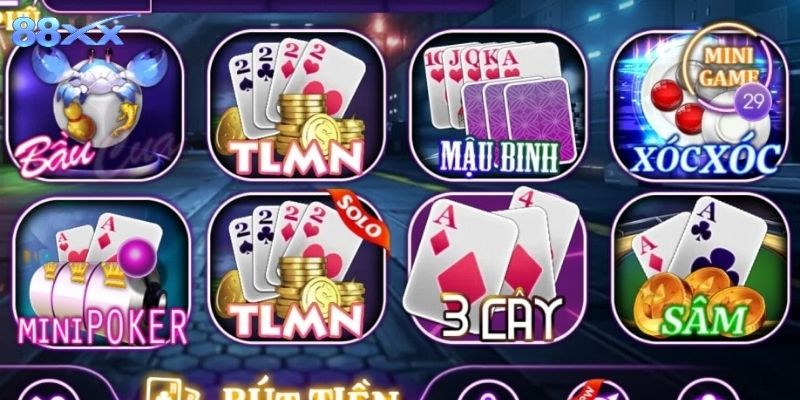 Trải nghiệm kho game casino 88XX kinh điển và hấp dẫn